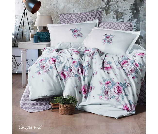 Lenjerie de pat satin clasy king size (goya v2)